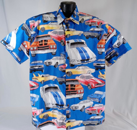 Muscle Car Hawaiian Shirt